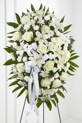 Exquisite Tribute Standing Spray -A local Pittsburgh florist for flowers in Pittsburgh. PA